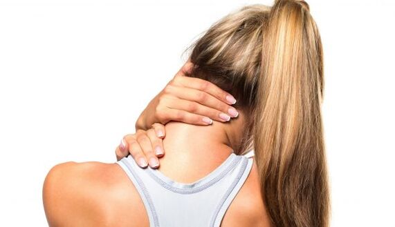 muskuļu sasprindzinājums dzemdes kakla osteohondrozes gadījumā